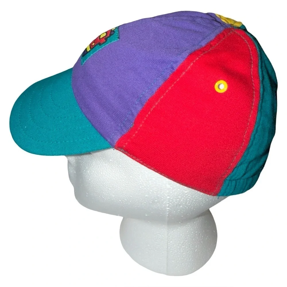 Vintage 80’s Gymboree 100% Cotton Colorful Train Kids Hat